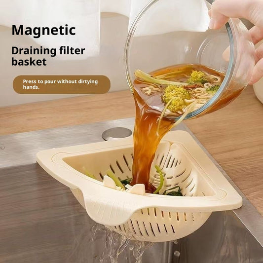 Food Drain Basket | Triangular Sink Filter | Homeful Harmony
