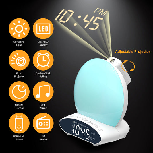 Sunrise Alarm Clock | Time Projection Alarm Clocks | Homeful Harmony